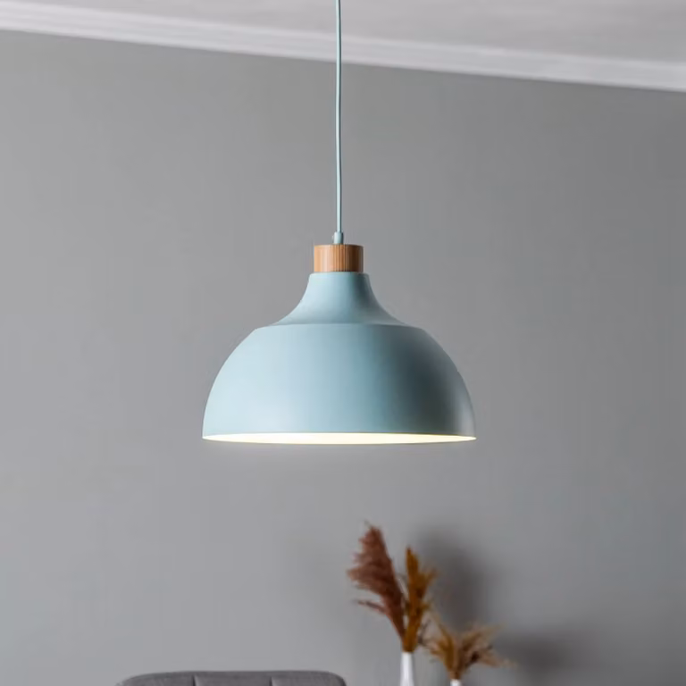 Lampada a sospensione Kaitt TK Lighting, dimmerabile, Verde, Soggiorno / Sala da pranzo, Metallo, Scandinavo, Lampada a sospensione