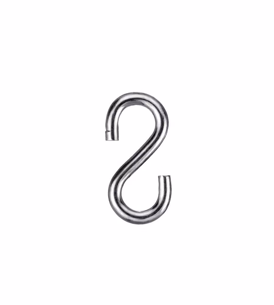 Ganci a "S" aperti 3,8x40 mm. - 4 pz.