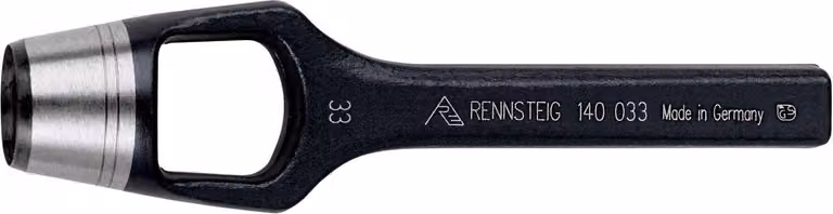 Rennsteig Henkellocheisen Ø 33 mm Locheisen Lochstanzer Stanzer 1400330