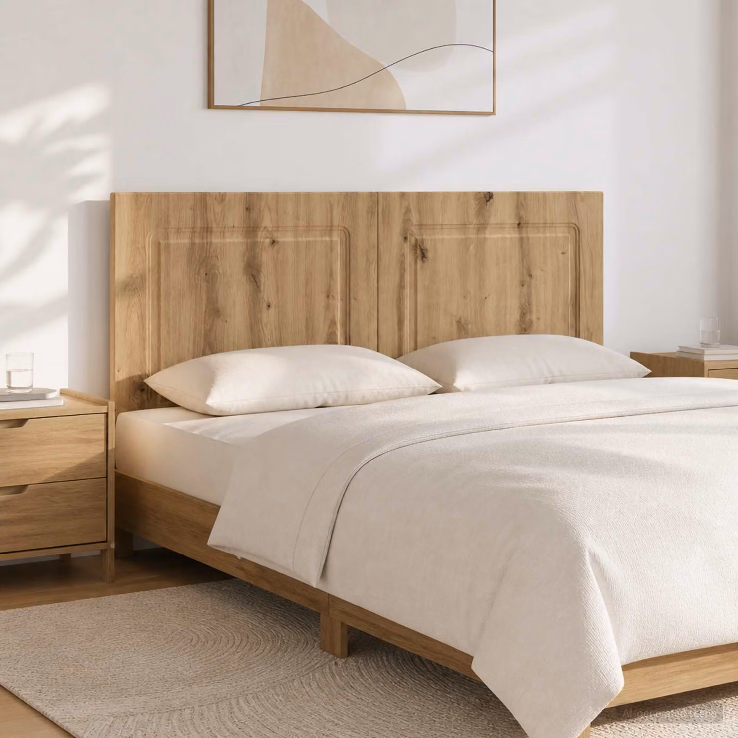 Testiera da muro moderna vidaXL UTRECHT in legno marrone