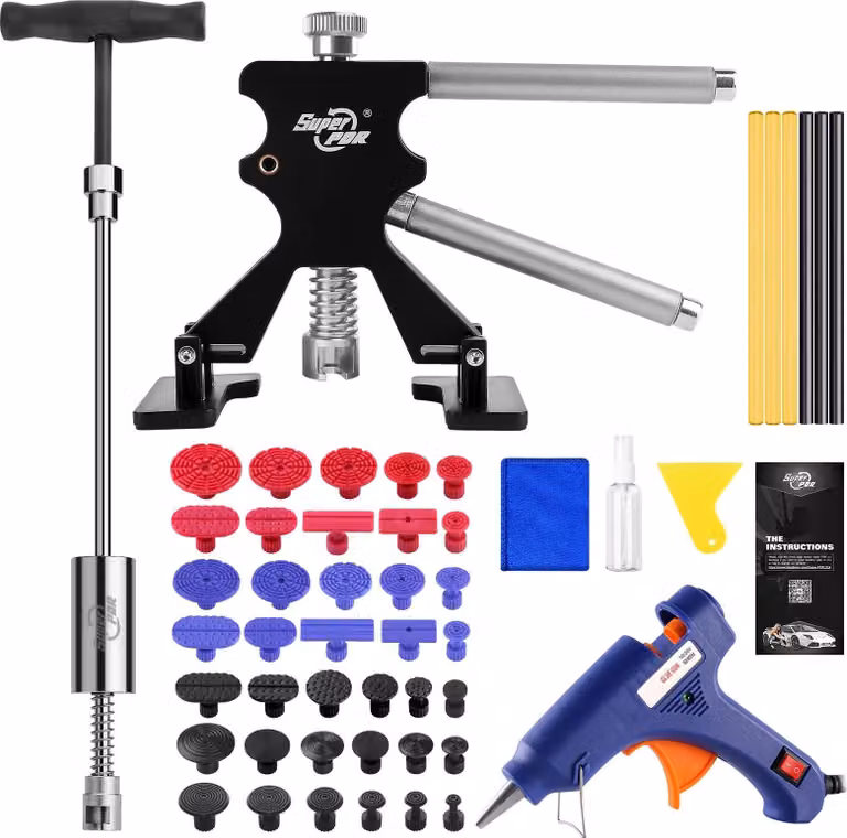 Set di strumenti per la riparazione delle ammaccature dell'auto, versatile per diversi tipi di veicoli, struttura resistente, kit 3---51 parti