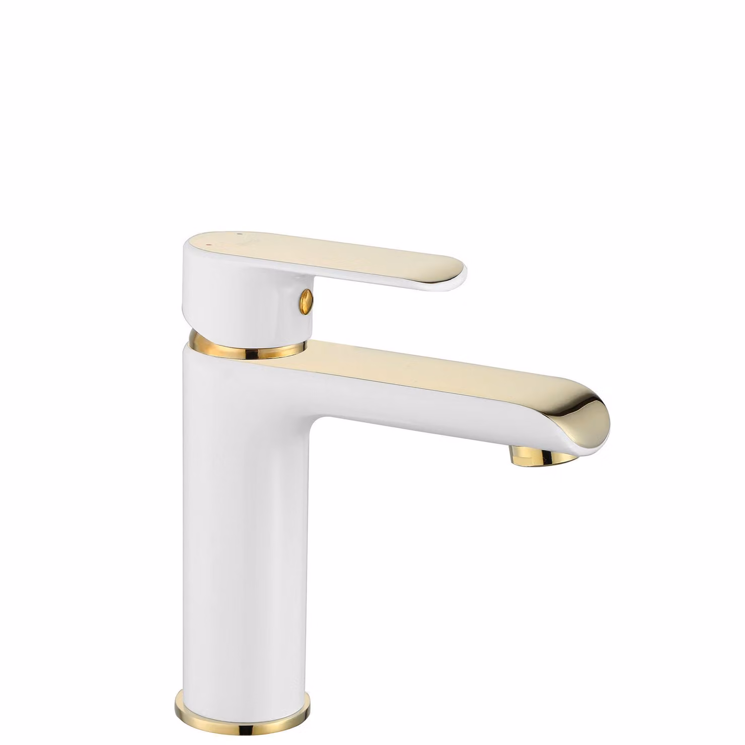Rubinetto da Lavabo Rea Bloom White Gold Low