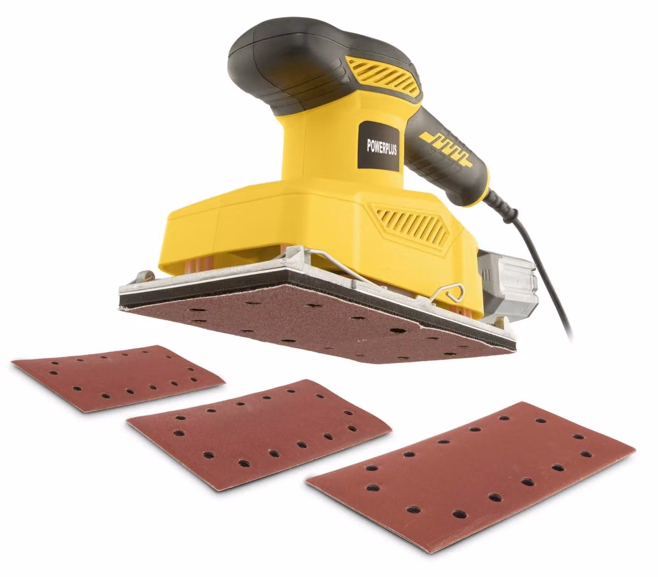 Levigatrice elettrica - Potenza: 350 W - Base levigante: 230 x 115 mm - Alimentazione di rete - Ideale per superfici ampie e piane