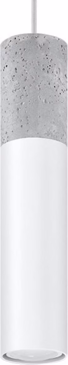 LUMILO ONJO 1 lampada a sospensione, cemento, GU10, bianco