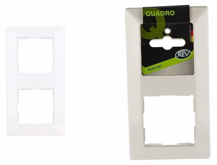 REV Telaio a 2 ingressi bianco 0236820104 (0236820104)