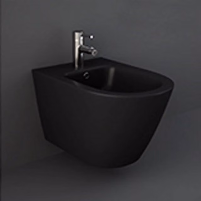 Bidet sospeso feeling nero opaco