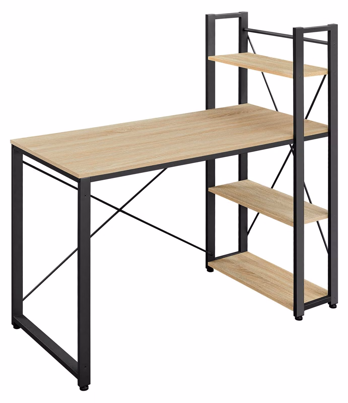 Scrivania - Leobert - Rovere Sonoma - 120 X 60 X 120 Cm