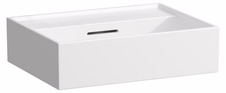 LAUFEN Kartell lavabo à poser, sans trou pour robinet, avec trop-plein, 450x340mm, H818330A001091, H818330A001091