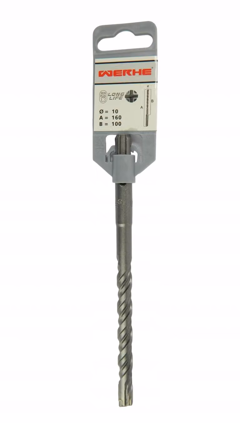 WERHE Punta a croce per calcestruzzo 10x160 mm SDS Plus