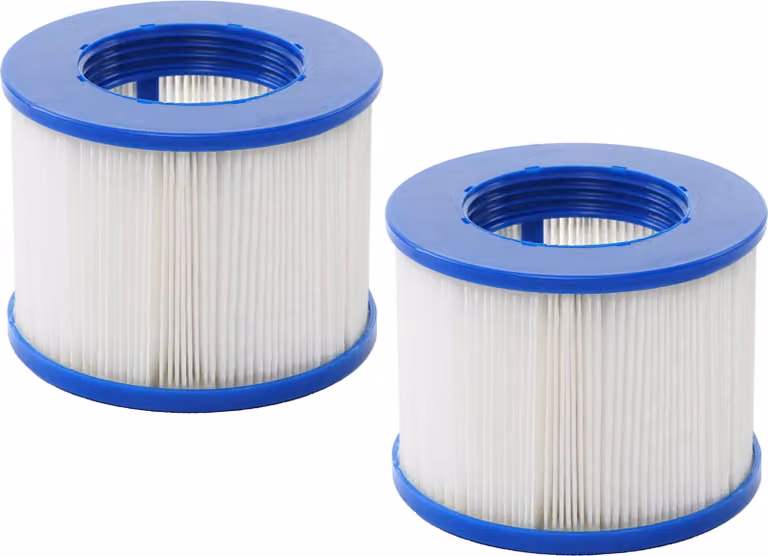 Filtro per acqua per vasca idromassaggio MCW-E32, filtro di ricambio, cartuccia filtrante, filtro a lamelle, accessori ~ 2 pezzi