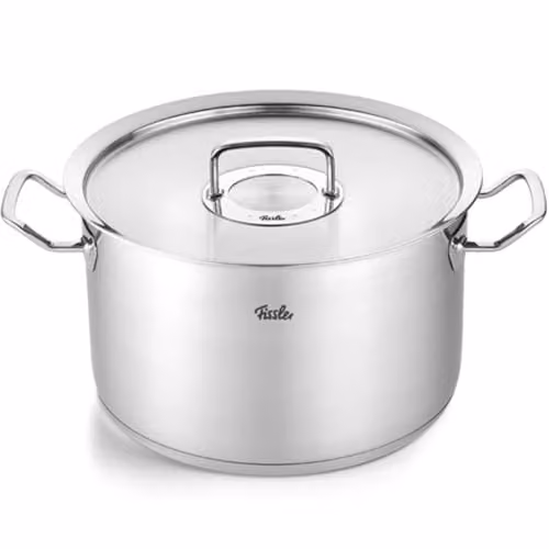 Fissler Original,Profi Collection Pentola in acciaio inox 10 L, 28 cm, incluso coperchio in metallo, scala di misurazione interna, cottura a induzione
