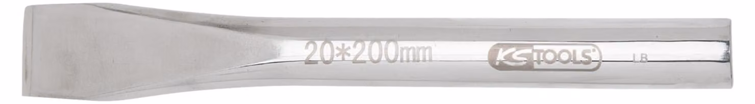 KS TOOLS Scalpello piatto in acciaio inox 26x450 mm - 964.3107