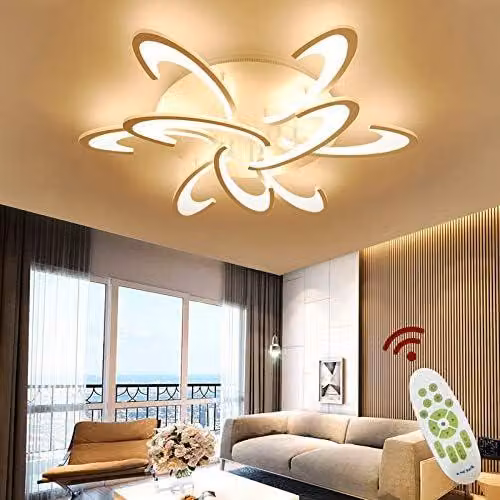 Lampada da soffitto a LED 2127-9 con telecomando, con possibilità di regolare il colore e l'intensità della luce