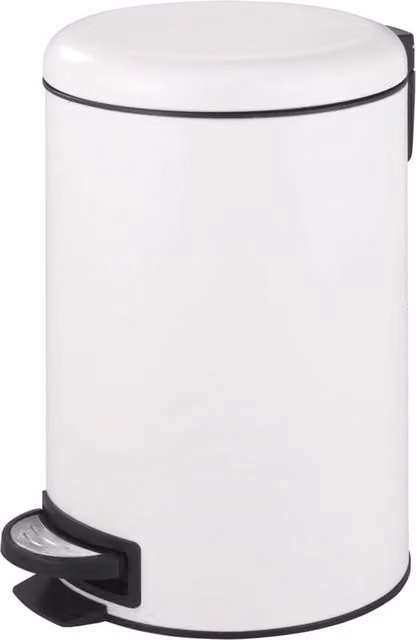 Contenitore di Rifiuti Bagno Easy Close Bianco - 50 litri