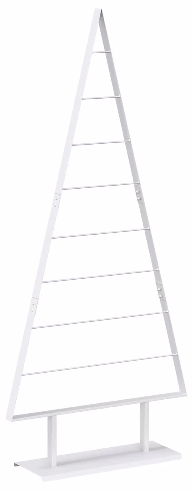 Albero di Natale in metallo KUOPIO, 180 cm, acciaio, colore bianco