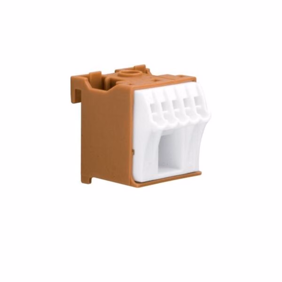 Morsettiera Hager marrone, bianca a 6 poli 63 A 230 V KN06P (KN06P)