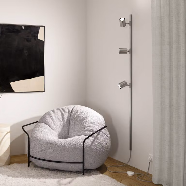 Paulmann URail Faretto su binario Luxe, cromato, ZigBee, GU10 dimmerabile, Cromo / Argento, Soggiorno / Sala da pranzo, Plastica, Moderno