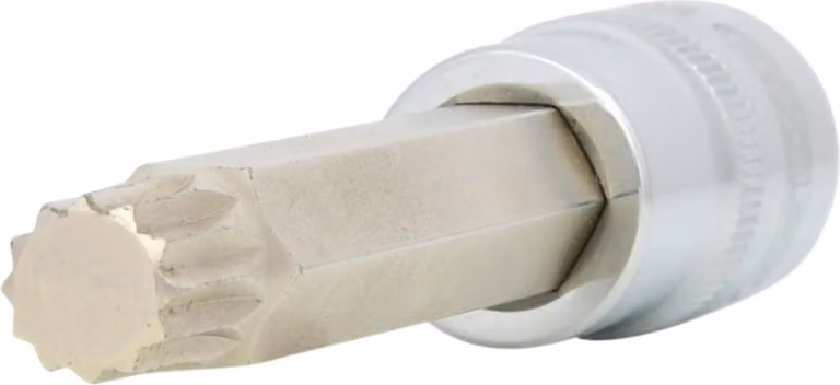 KS TOOLS 1/2" CHROMEplus presa bit XZN lunga M12 - 918.1695