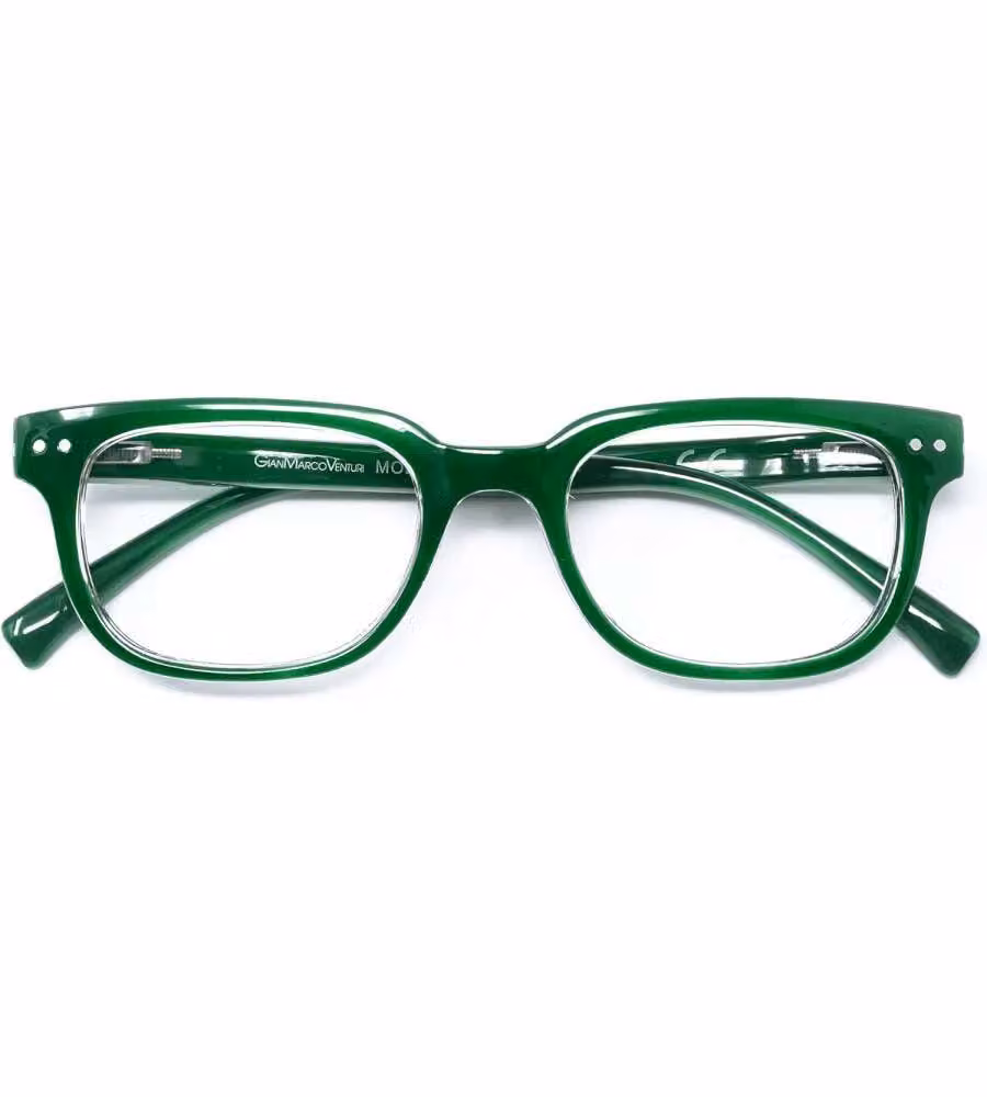 Gianmarco Venturi Occhiali da Lettura Roma Verde 3,5 Unisex Flessibili