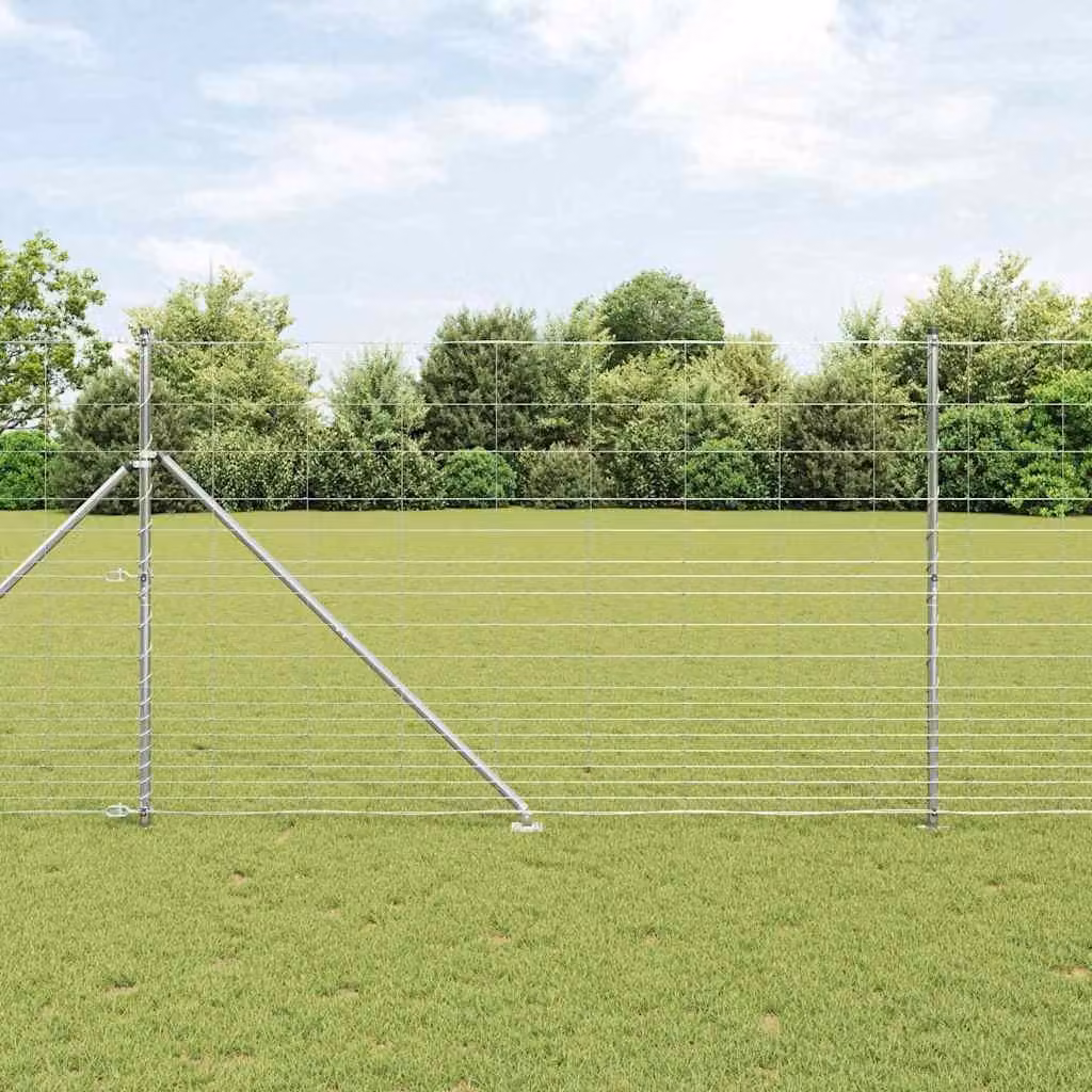 Maison Exclusive - Palo della recinzione Zincato 25 x 1,5 m Acciaio