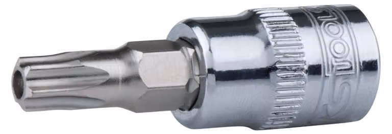 KS TOOLS 1/4" CHROMEplus punta Torx con foro frontale TB30 - 918.1475