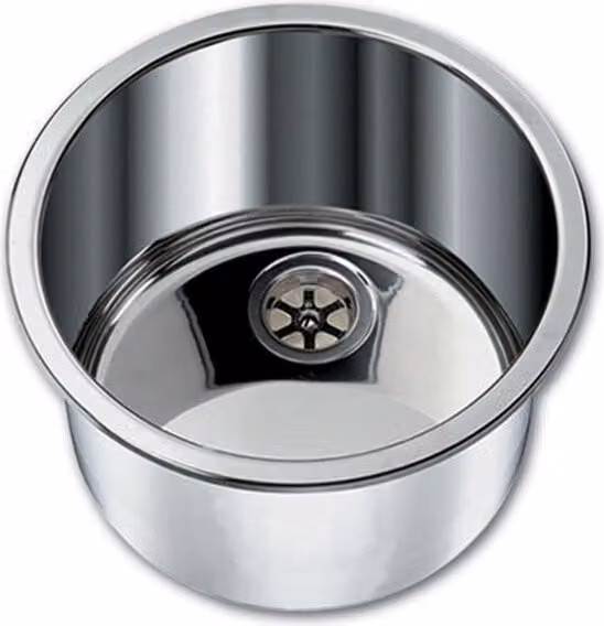 Lavello rotondo in acciaio inox Hollex Ø360 mm