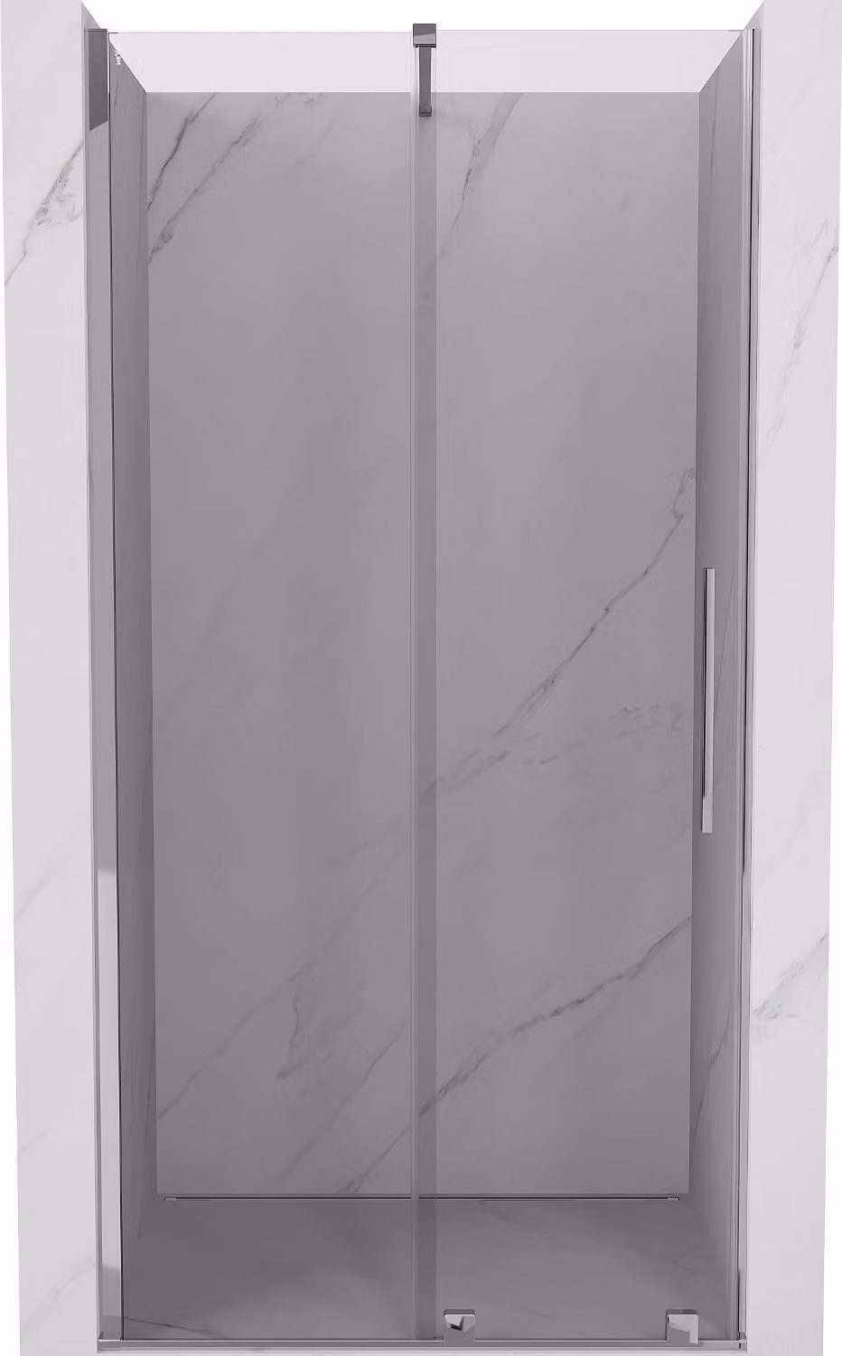 Mexen Velar porta doccia scorrevole 90 cm, trasparente, cromo - 871-090-000-01-01