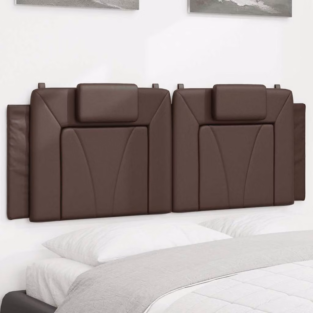 Cuscino Testiera Viana vidaXL in Similpelle Marrone L: 120 cm