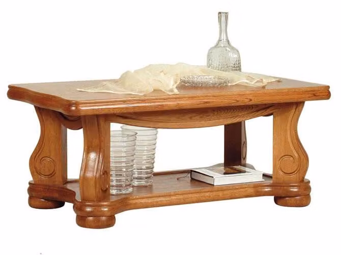 Echtholz Tisch Klassischer Sofa Beistell Tische Holz Handarbeit Couchtisch