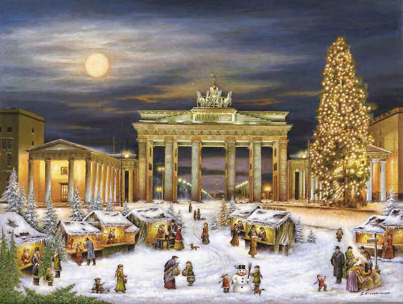 Calendario dell'Avvento "Berlino Porta di Brandeburgo