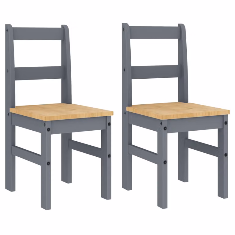 Sedie da Pranzo 2 pz PANAMA 105x30x45 cm Legno Massello Pino