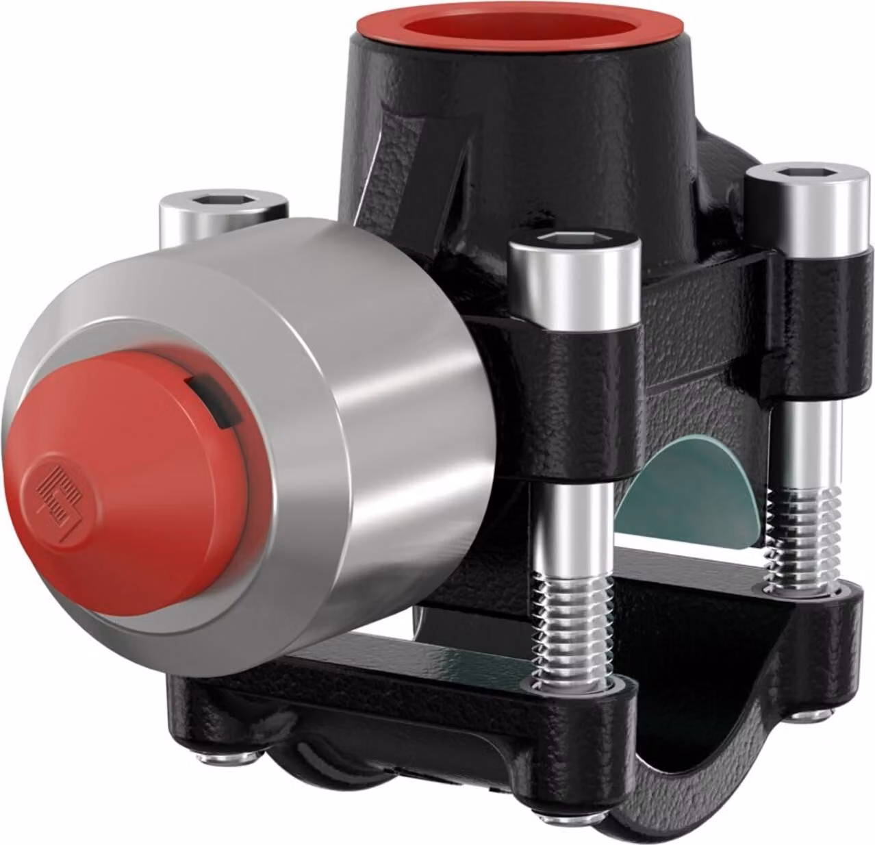 Raccordo Flamco T-Plus DN 80xRp 1 1/4, TG, con meccanismo di sgancio