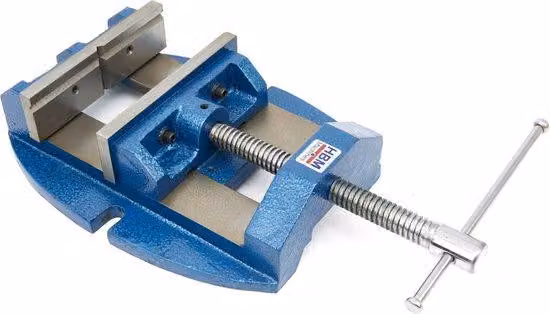 Morsetto professionale per trapano da 150 mm con sistema di serraggio a V