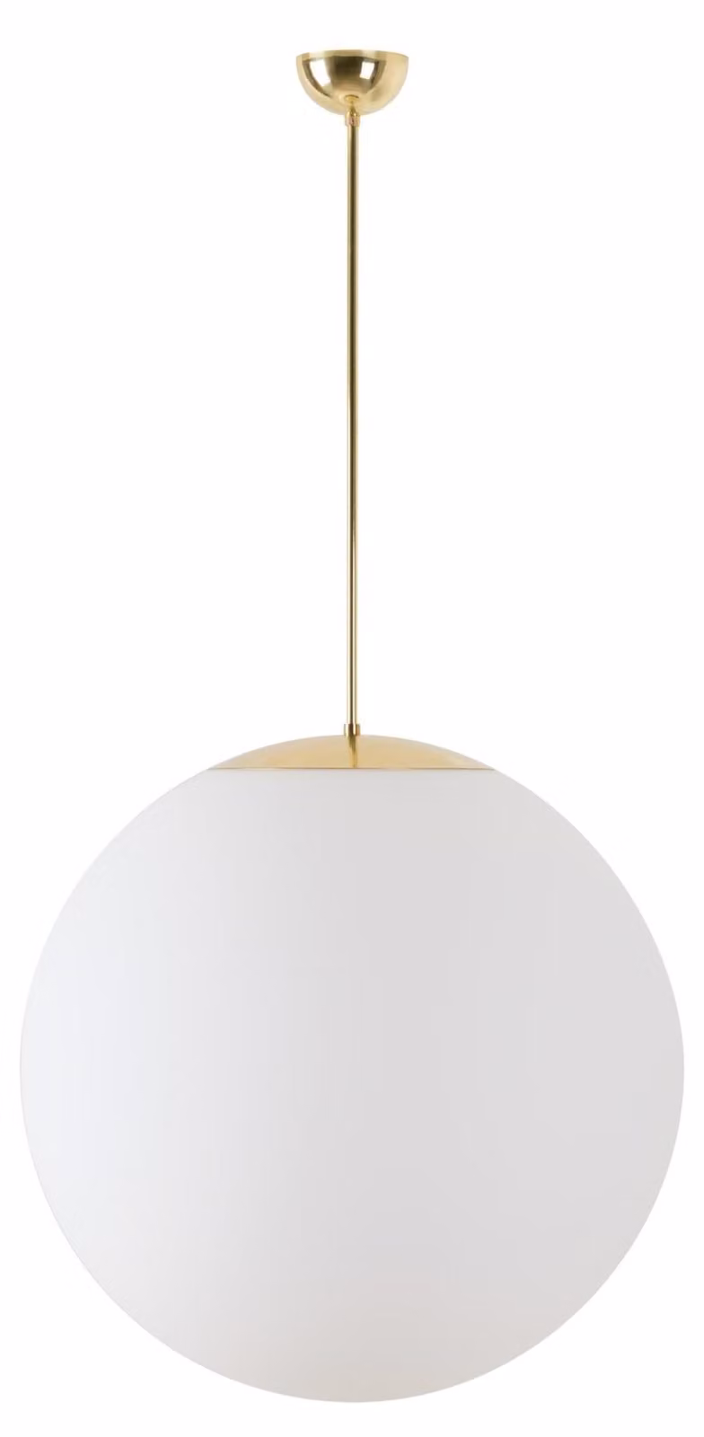 OSMONT ADR60710 ADRIA P5 apparecchio a sospensione in vetro ottone lucido / bianco IP40 4000 K 48W LED DALI