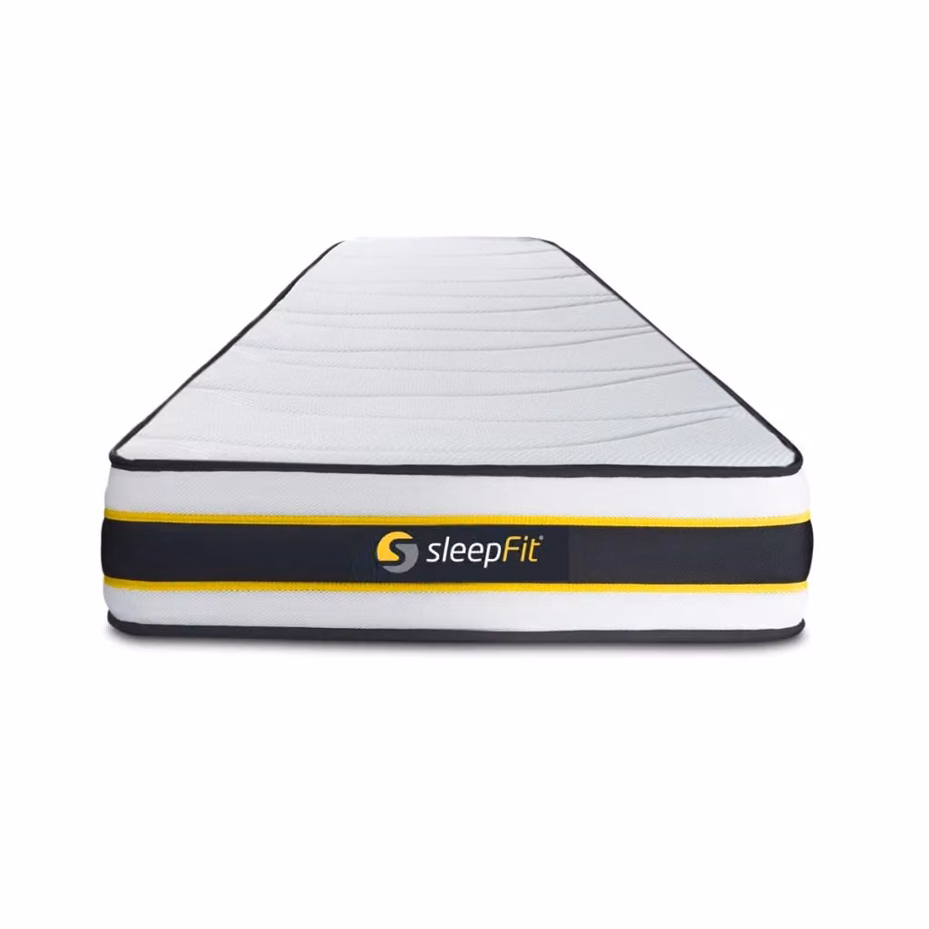 Materasso Ibrido Sleepfit FLEXY con Memory Foam, Bianco, L 70 cm x P 200 cm, Altezza: 22 cm – 2