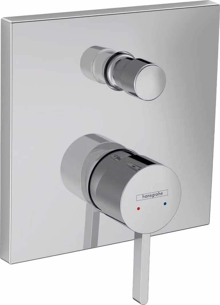 hansgrohe Finoris robinetterie de baignoire monocommande modèle encastré avec combiné de sécurité intégré selon EN1717, 76416000, 76416000