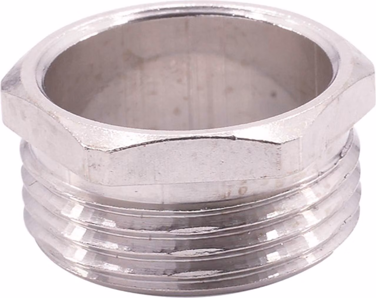 Vite a testa esagonale PG13,5x1,41 MSD-PG13, in ottone (CuZn) nichelato, lunghezza filettata 7,5 mm - 1 pezzo