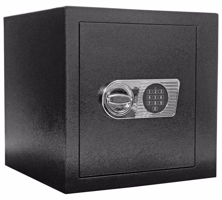 Serratura elettronica Kluis - Capacità: 49 litri - Acciaio legato - Colore: nero - Montaggio a parete