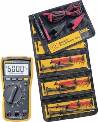 Multimetro digitale portatile Fluke FLK115/TLK-225-1 CAT III 600 V Display (conti): 6000 (FLK115/TLK-225-1)
