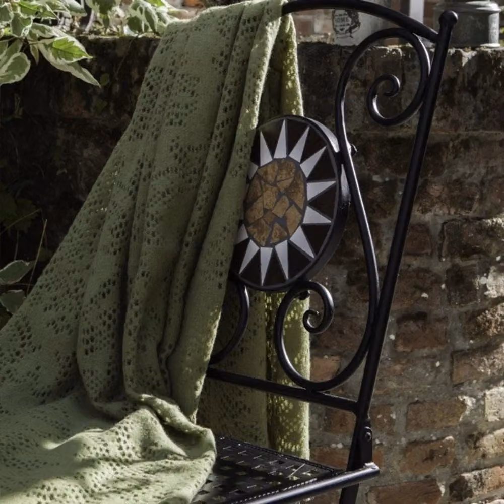Coppia di sedie Mosaico Verdelook con struttura in metallo nero e design astratto laccato – 2