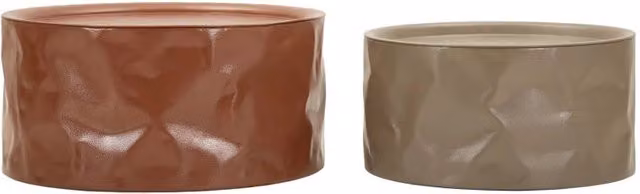 Tavolini Da Caffe' Norimberga Coppia cm ø 62x30-51x26