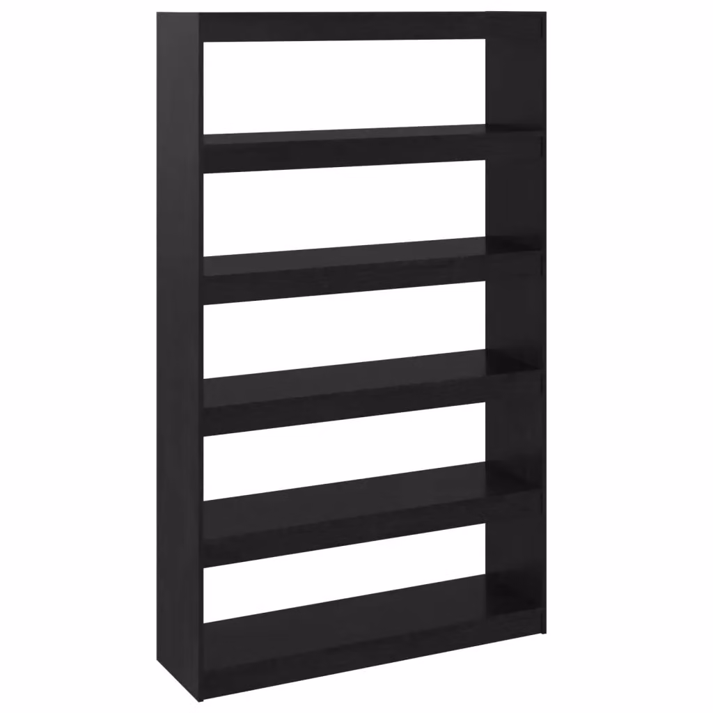 Libreria Divisorio Design Mania in Legno di Pino Nero per Soggiorno L: 100 cm, P: 30 cm, H: 167,5 cm – 2