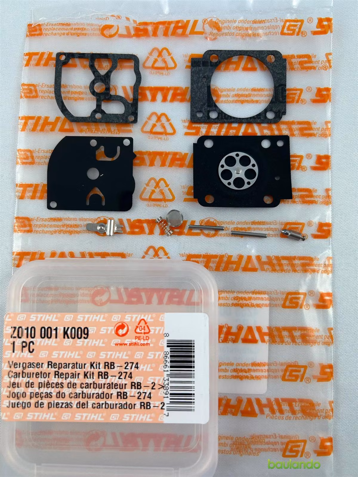Set di membrane per carburatore STIHL RB-274 Z010001K009 FS240, FS261, FS410, FR410