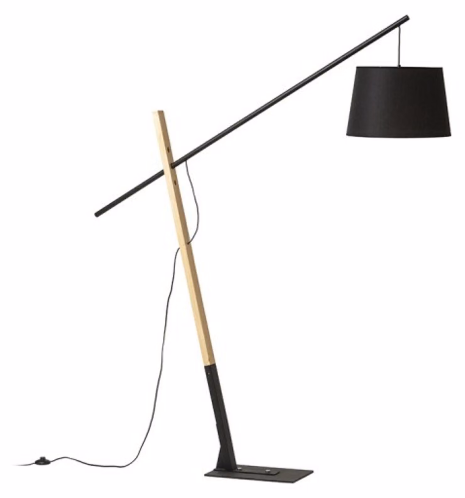 DANTE Piantana in legno nero 230V LED E27 15W