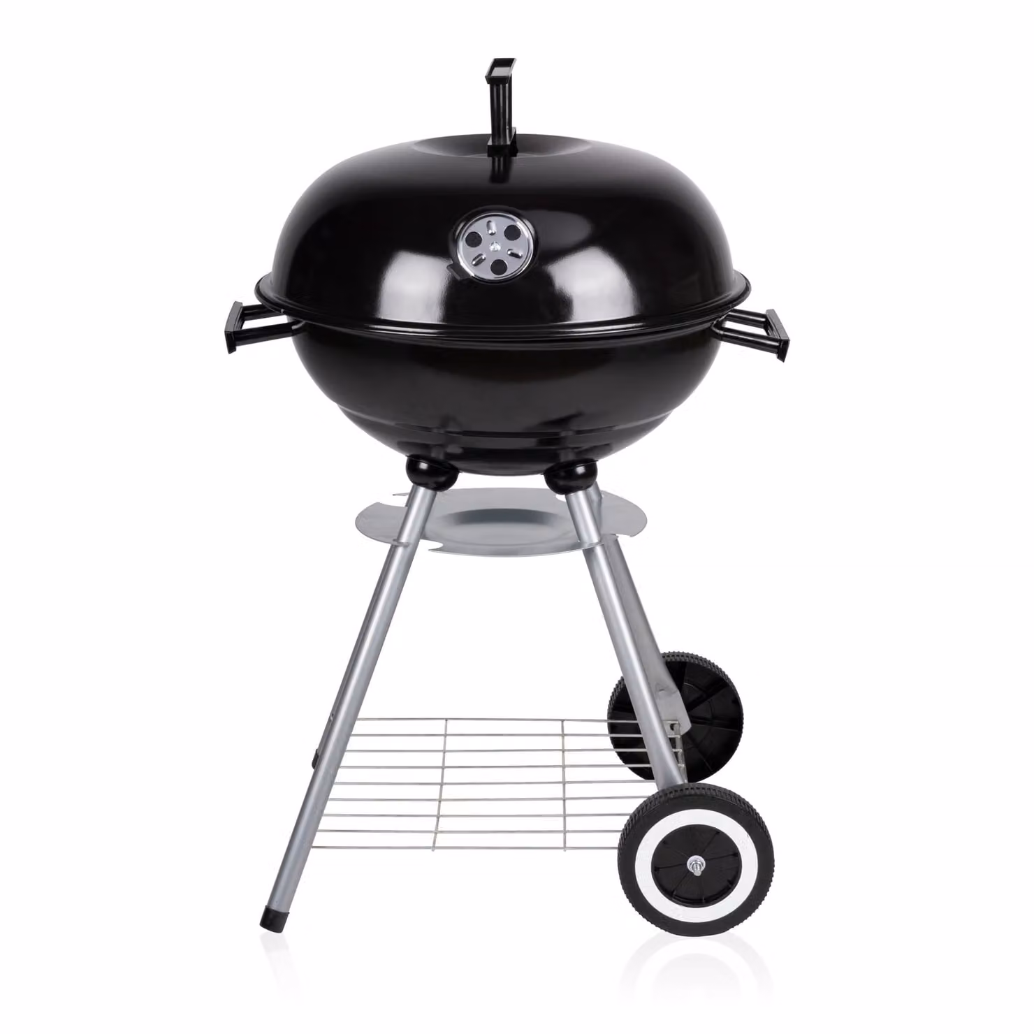 Barbecue a carbonella BBQ Collection - Barbecue a carbonella rotondo su ruote - 45 x 60 CM - Metallo