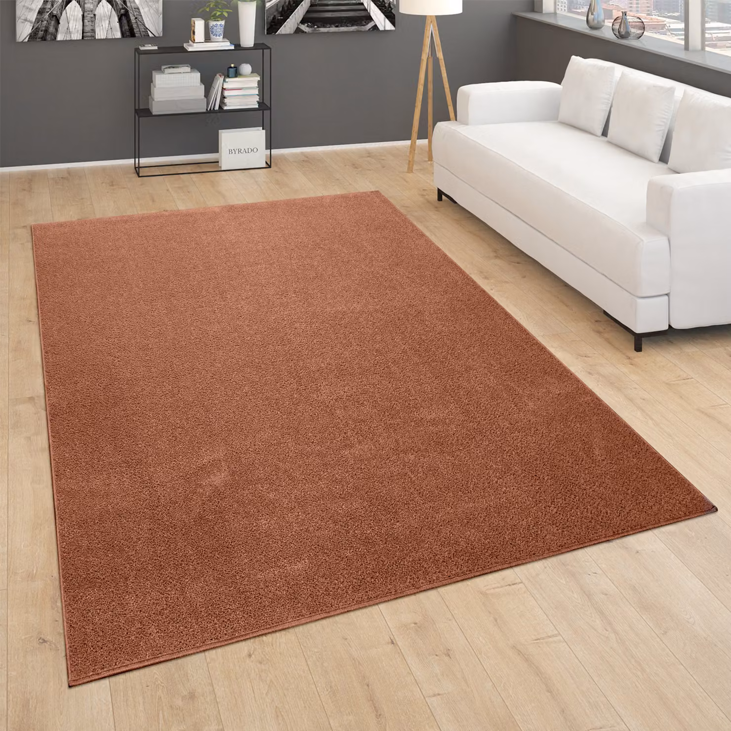 Tappeto Portivo Rame Moderno Colore Bronzo L: 160 cm, P: 220 cm – 2