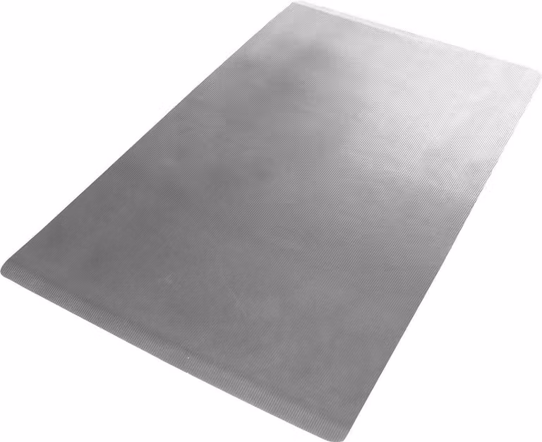 Tappeto antifatica Softer-Work-Mat Grigio a coste 90x300 cm