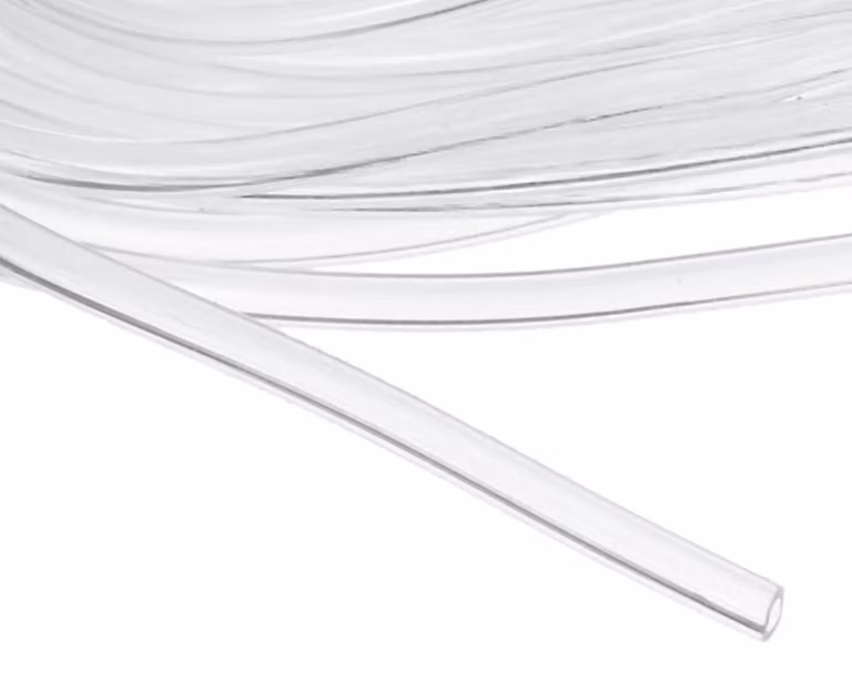 Tubo in PVC trasparente, 1x2 mm, 4,6 metri, flessibile