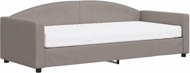Divano letto | Sof¨¤ letto | Letto singolo con Materasso Tortora 90x200 cm in Tessuto
