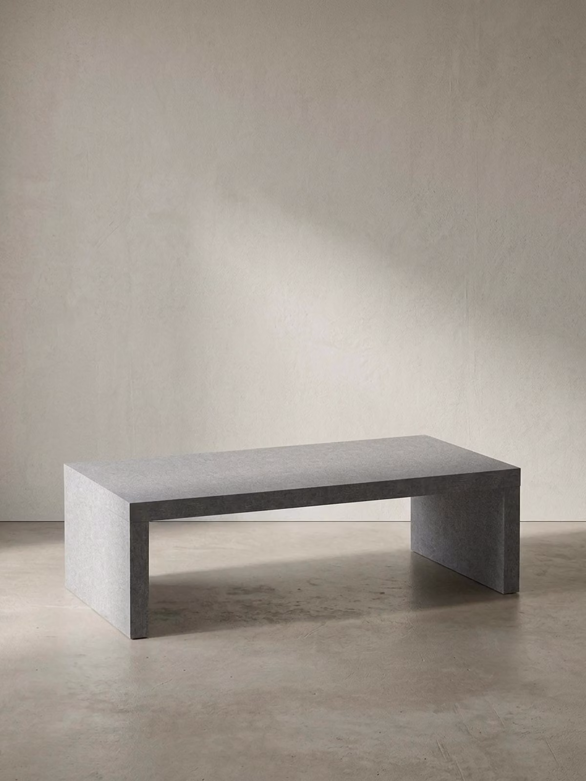 Tavolino da salotto 110x55x35 cm Grigio Tavolino da divano effetto cemento Intramontabile, tavolino da salotto di design Rettangolare, tavolino da salotto Semplice, tavolino da caffè Grande